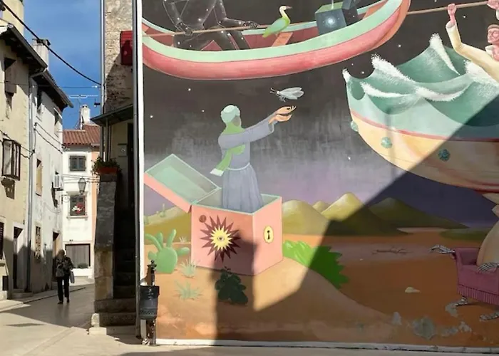 Alma- Vodnjan- Smjestaj Blizina Mora Sa Besplatnim Javnim Parkingom 沃德年